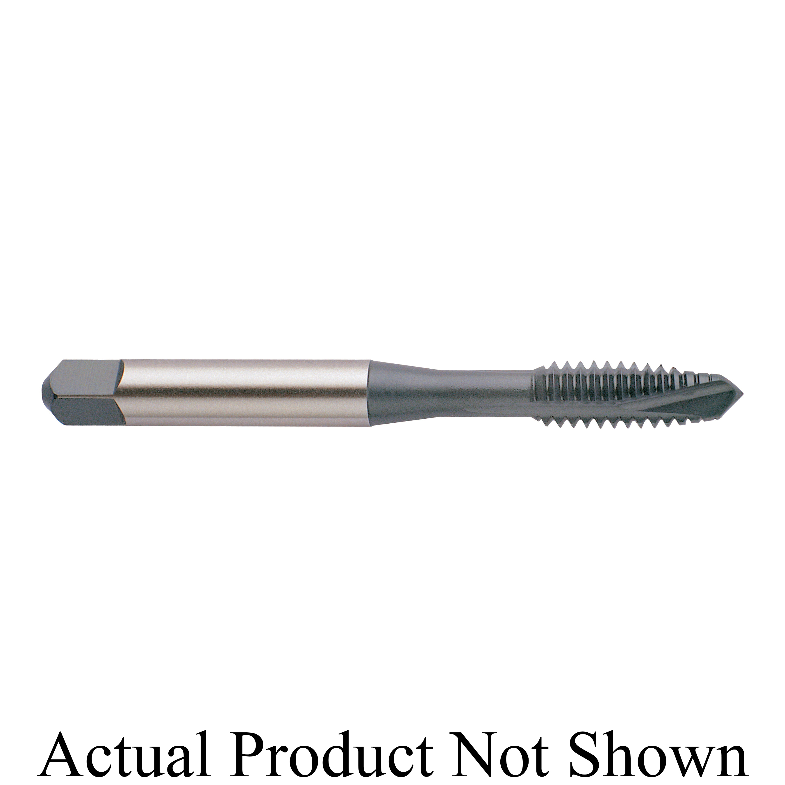 YG-1 J8643 High Performance Spiral Point Tap With Through Hole, 5/8-11 Thread, H3 Thread Limit, Plug Chamfer, 3 Flutes, TiAlN/WC/C, HSSE-V3