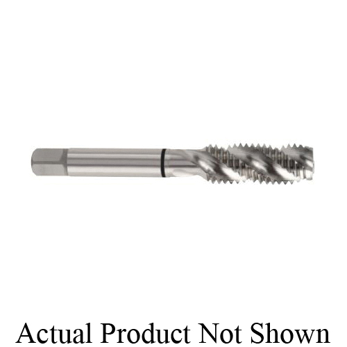YG-1 T2403C T2-C Combo Multi-Purpose Single End Spiral Flute Tap, Right Hand Cutting, 1/4-20 Thread, H3 Thread Limit, Semi-Bottoming Chamfer, Right Hand Flute Direction, 3 Flutes, TiCN Coated, HSS-EX