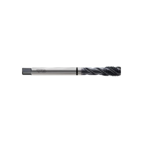 YG-1 TRF04708GS TRF04 Multi-Purpose Spiral Flute Tap, Right Hand Cutting, M20x2.5 Thread, D8 Thread Limit, Modified Bottoming Chamfer, (4) Flutes, AlCr